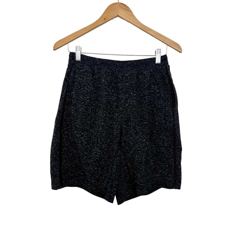 Lululemon Mens Pace Breaker 9" Inked Light Cast Black Shorts M Medium